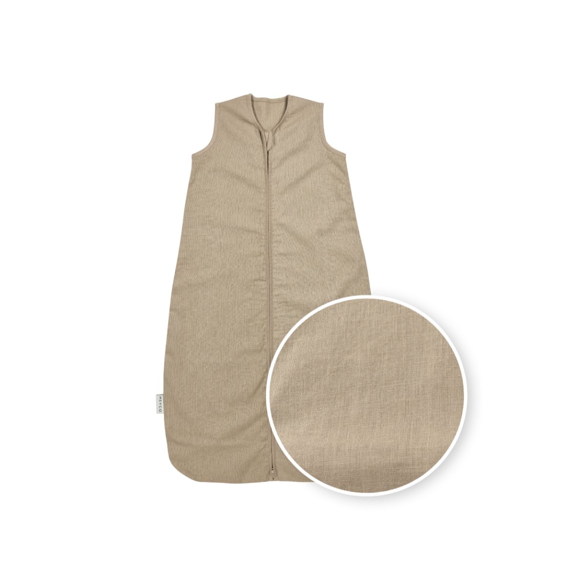 Meyco - Saco dormir sin mangas lino 70cm.