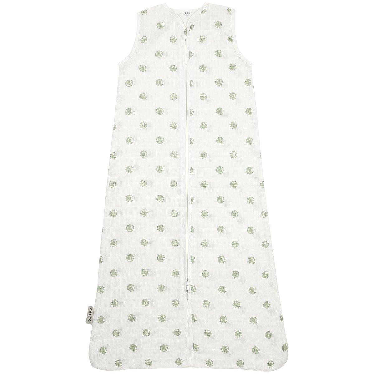 Saco de dormir sin mangas muselina 70cm Meyco - Verde grisáceo Verde grisáceo-1