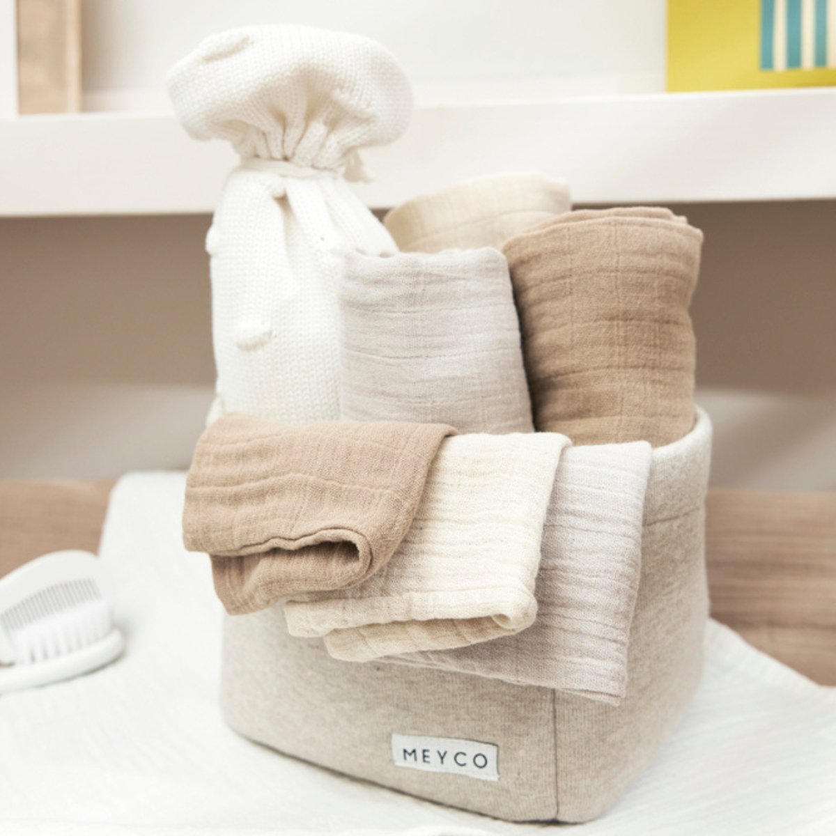 Muselinas Meyco 70x70 cm pack 3 - Natural Natural-2