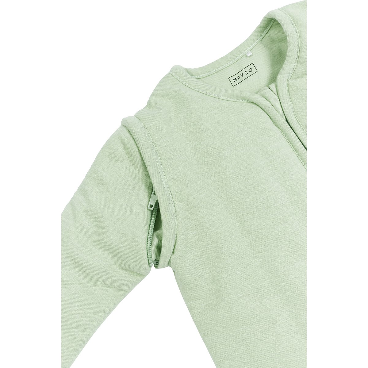 Imagen 4 de Saco de dormir desmontable con mangas 90cm Meyco - Verde claro Verde claro