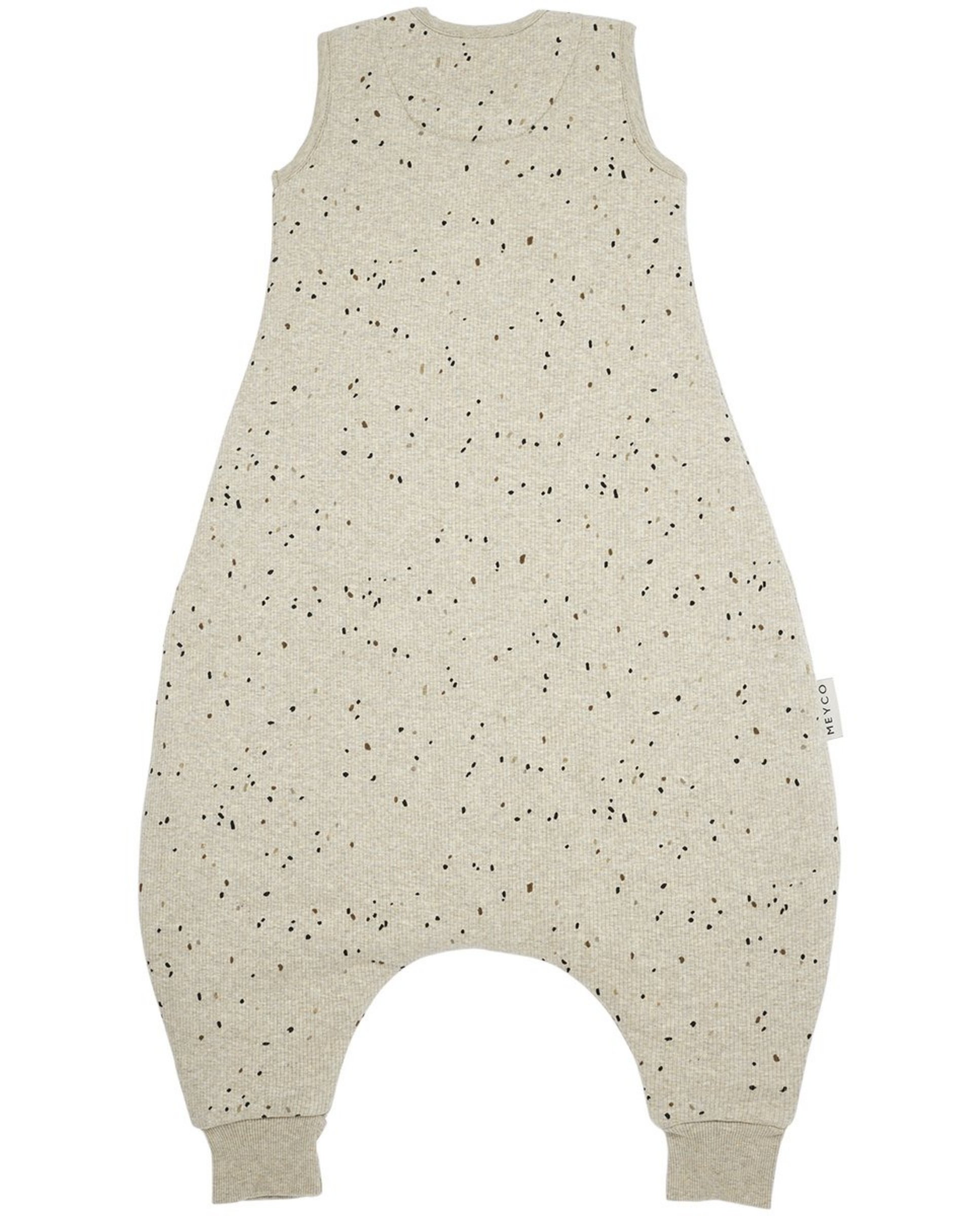 Pijama de bebé invierno canalé sin mangas - Meyco - Crudo Crudo-6