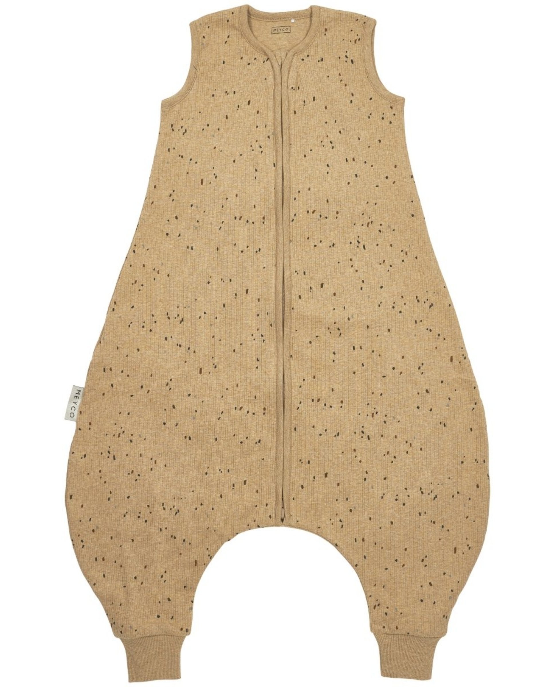 Imagen 0 de Pijama de bebé verano canalé sin mangas Beige