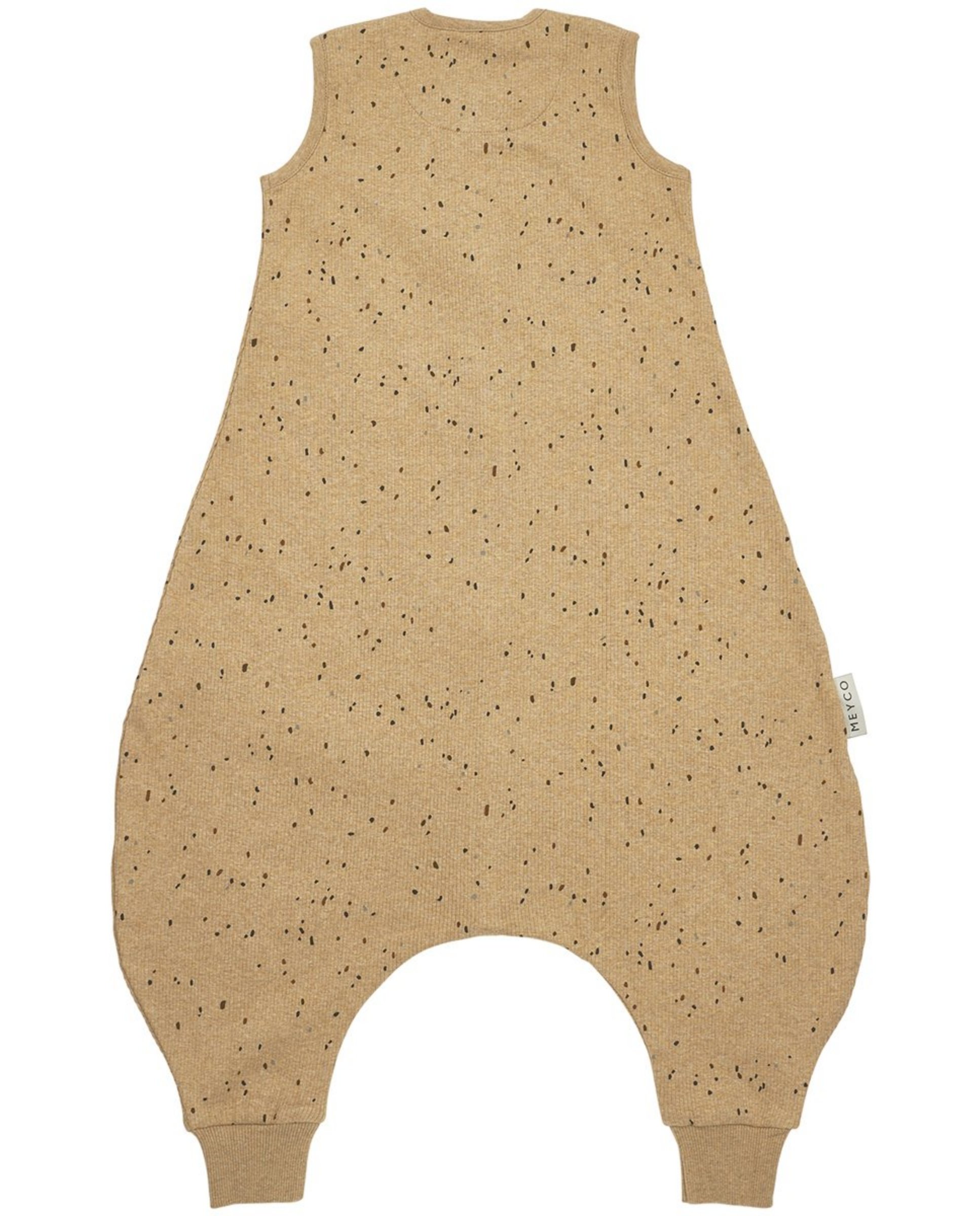 Pijama de bebé verano canalé sin mangas - Meyco - Beige Beige-2