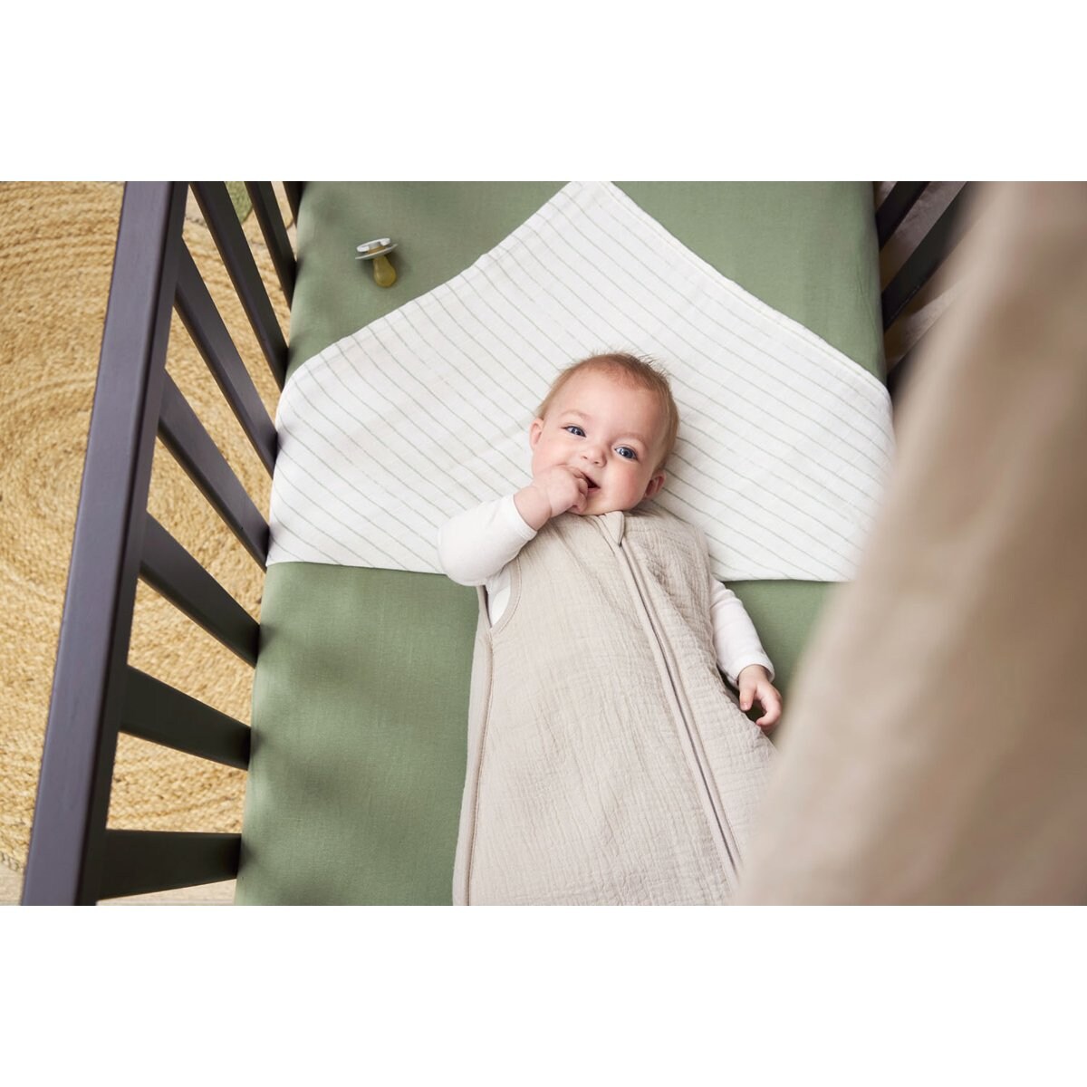 Saco de dormir sin mangas 90cm Meyco Gris claro-4