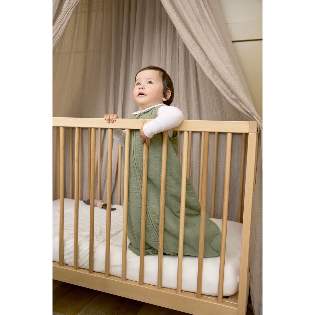 Saco de dormir sin mangas 70cm Meyco - Verde Oliva Verde Oliva-3