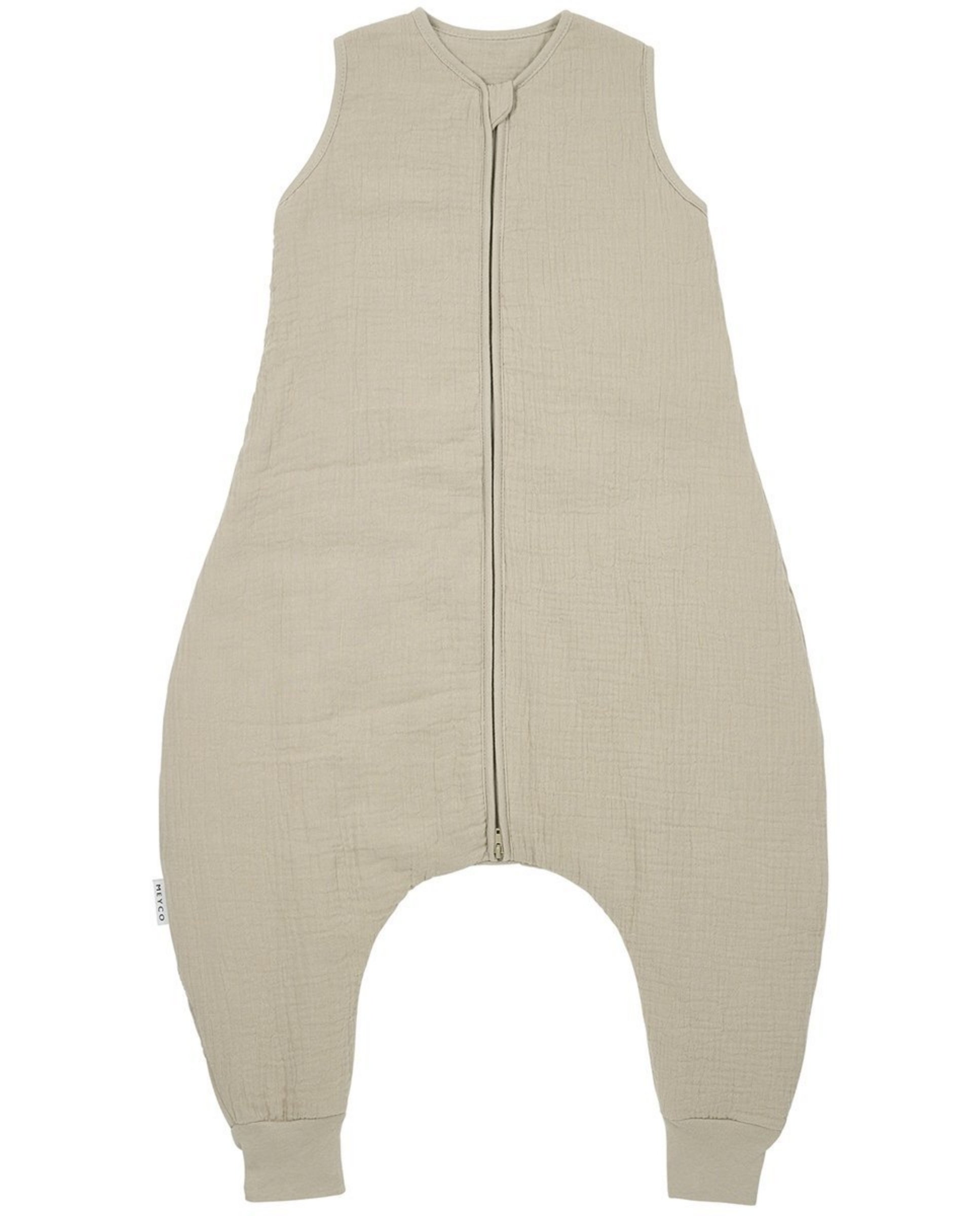 Pijama de bebé de muselina invierno prelavada sin mangas - Meyco - Beige Beige-1
