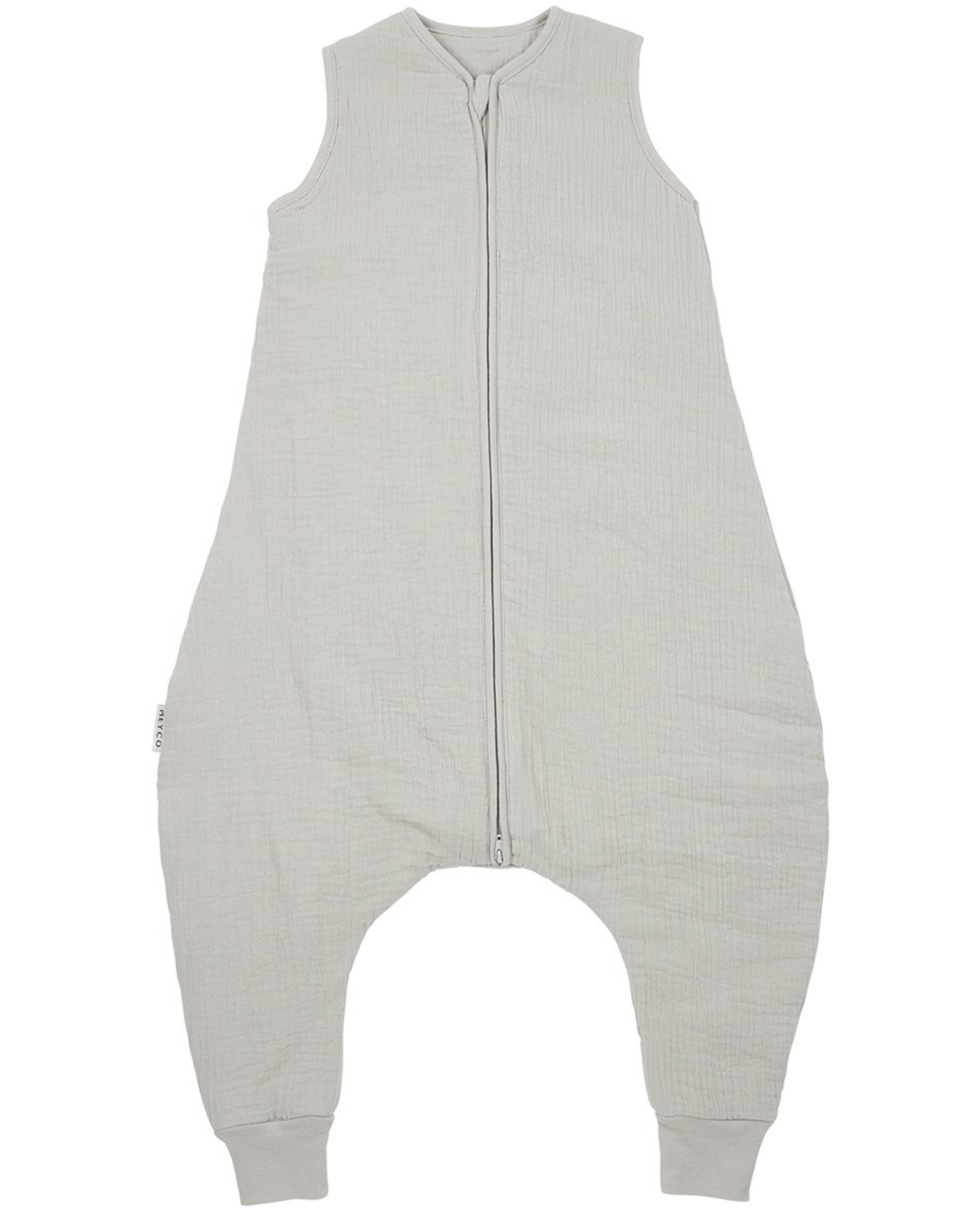 Pijama de bebé de muselina invierno prelavada sin mangas - Meyco - Gris claro Gris claro-1
