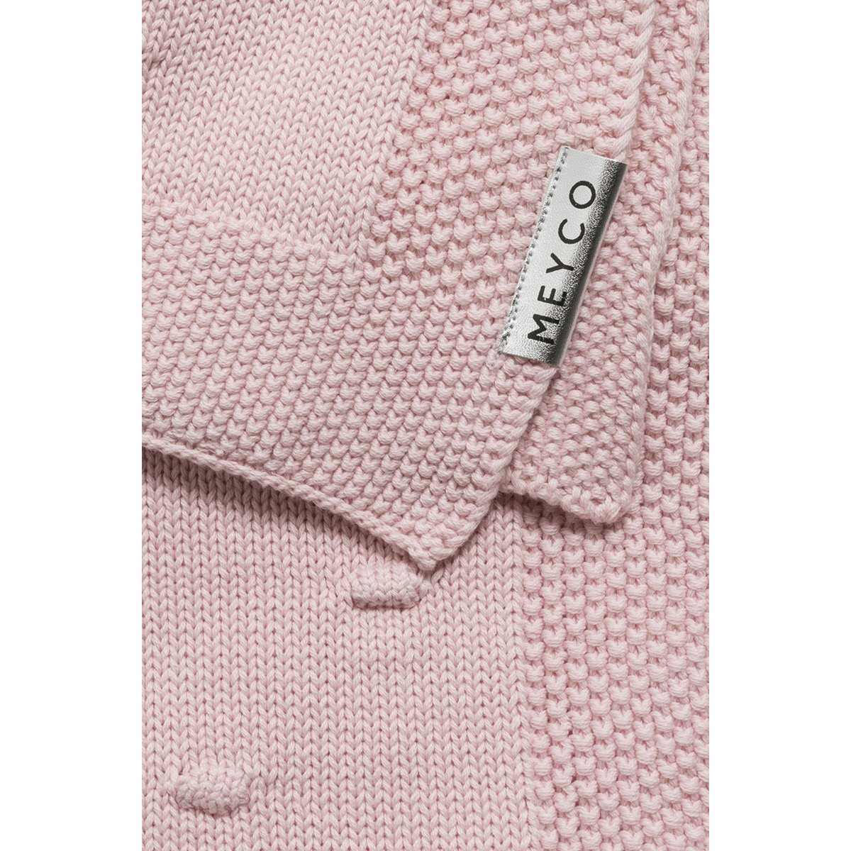 Manta minicuna algodón meyco - Rosa claro Rosa claro-3