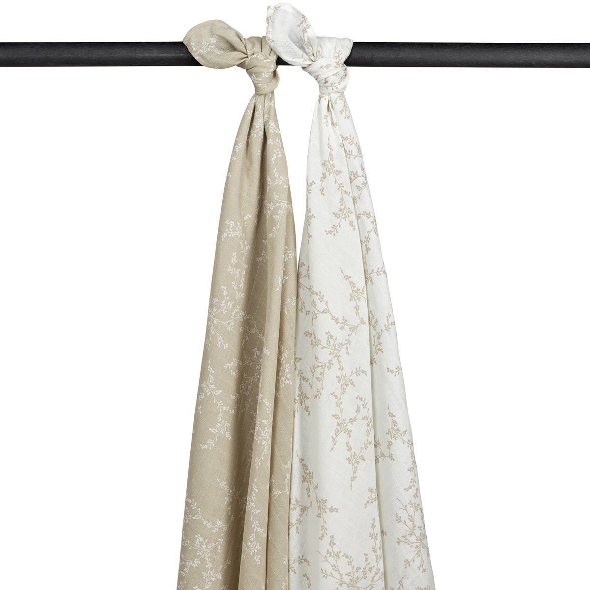 Meyco - Pack de 2 muselinas estampadas Meyco 120x120 cm.