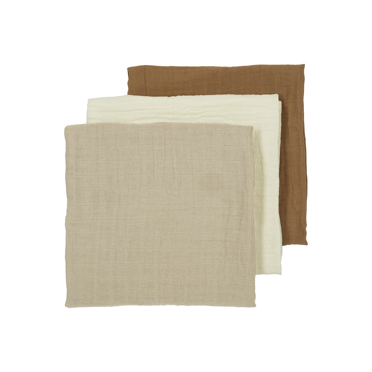 Muselinas Meyco 70x70 cm pack 3 - Caramelo Caramelo-1