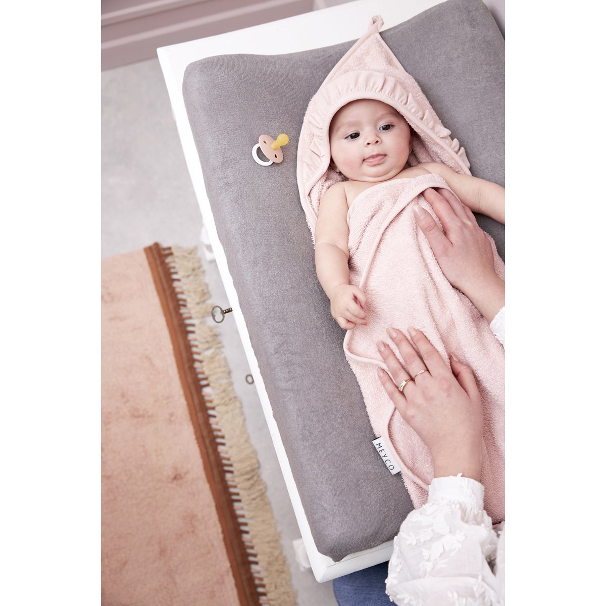 Capa de baño Meyco - Rosa claro Rosa claro-2