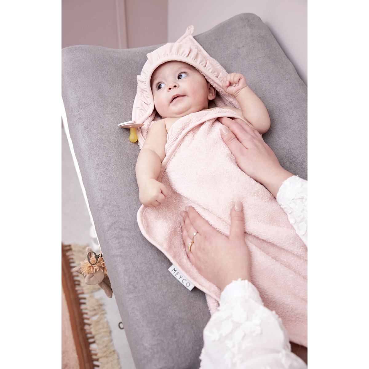 Capa de baño Meyco - Rosa claro Rosa claro-3