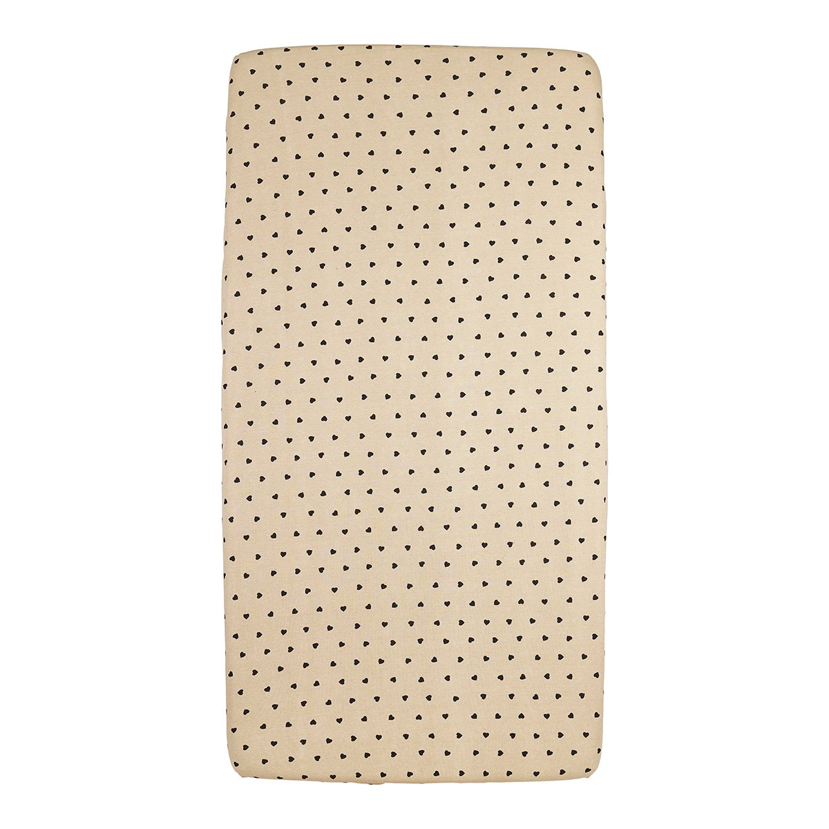 Sabana bajera ajustable cuna 60 meyco - Negro Negro-2