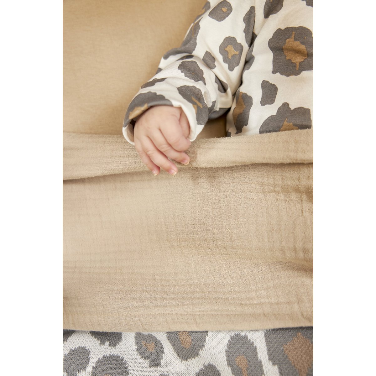 Juego sábanas bajeras ajustables cuna Meyco pack 2 60x120 cm - Natural Natural-5