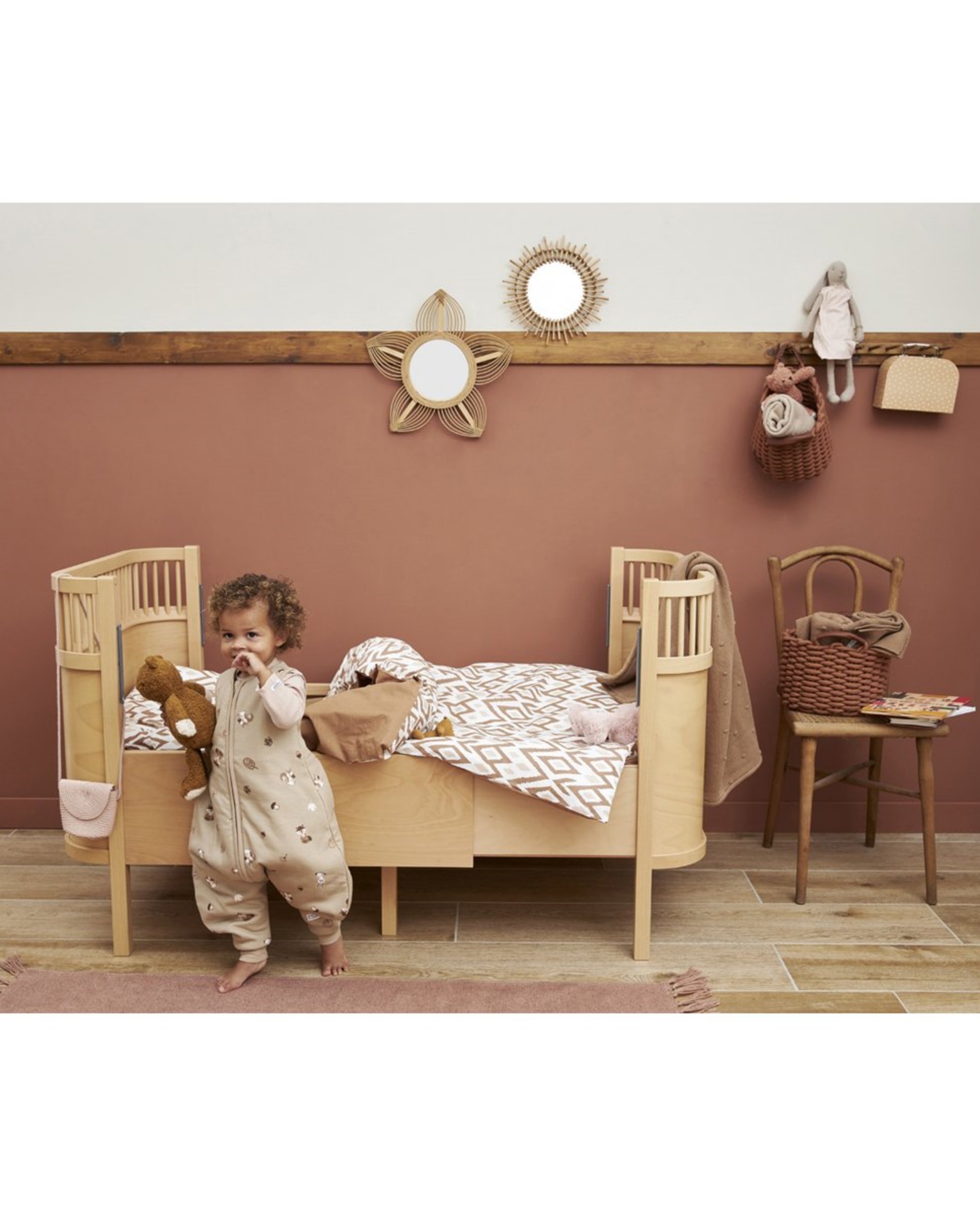 Pijama de bebé invierno punto sin mangas - Meyco - Beige Beige-4
