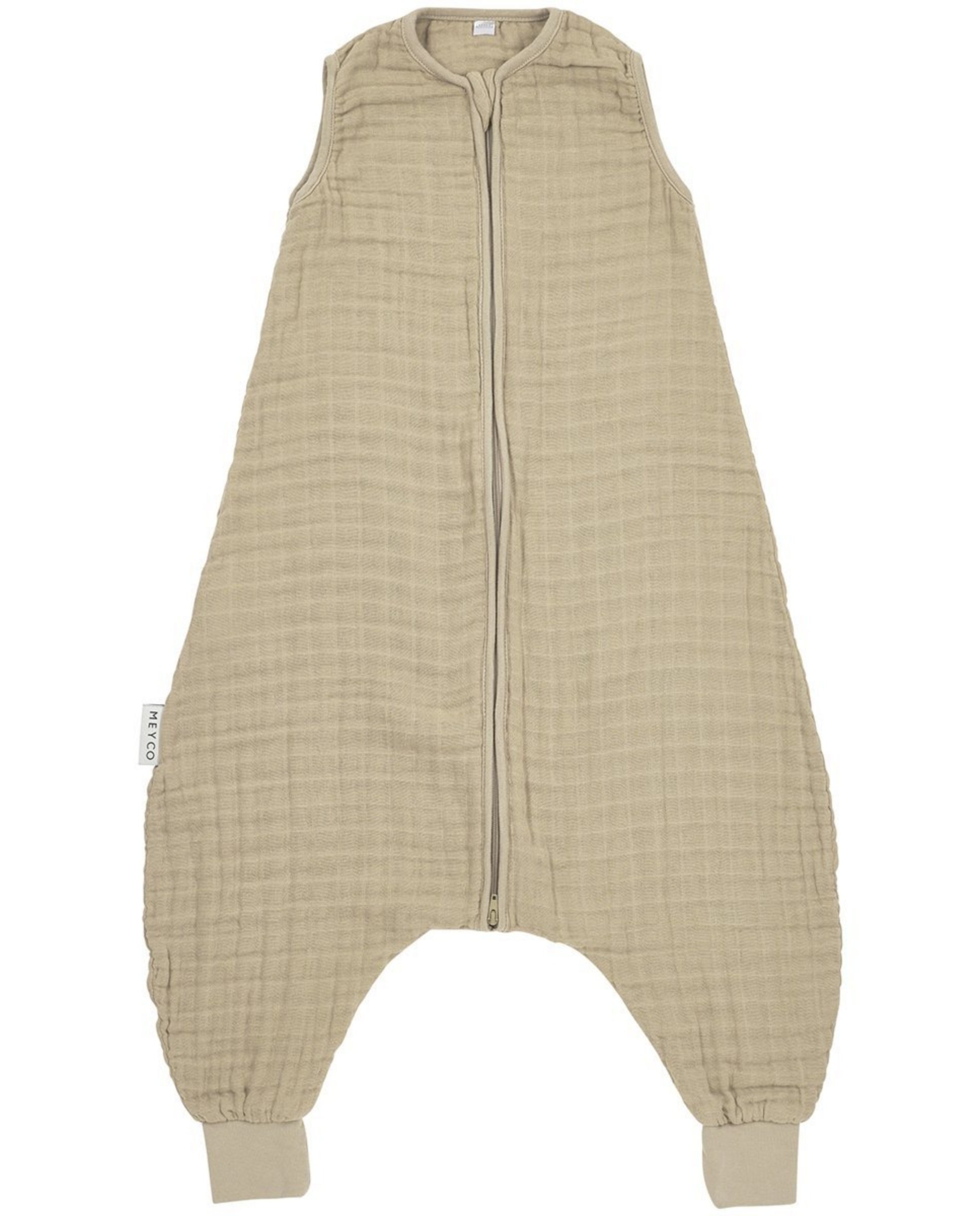 Pijama de bebé de muselina verano prelavada sin mangas - Meyco - Beige Beige-1