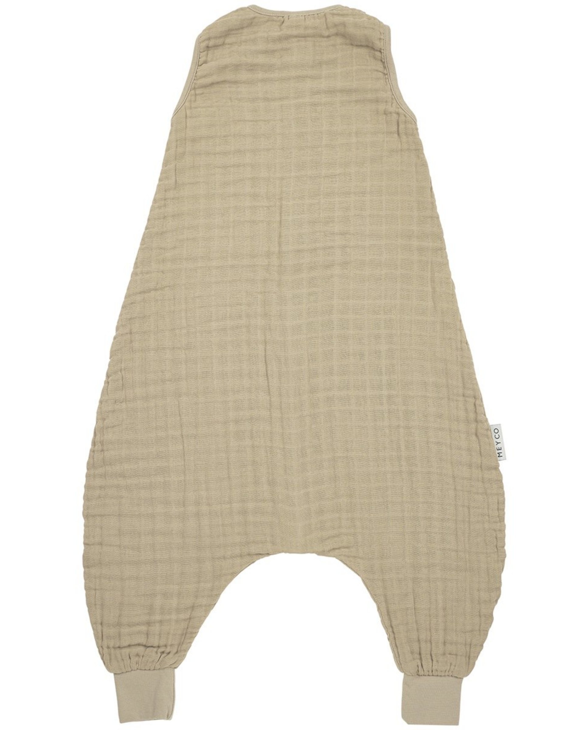 Pijama de bebé de muselina verano prelavada sin mangas - Meyco - Beige Beige-2