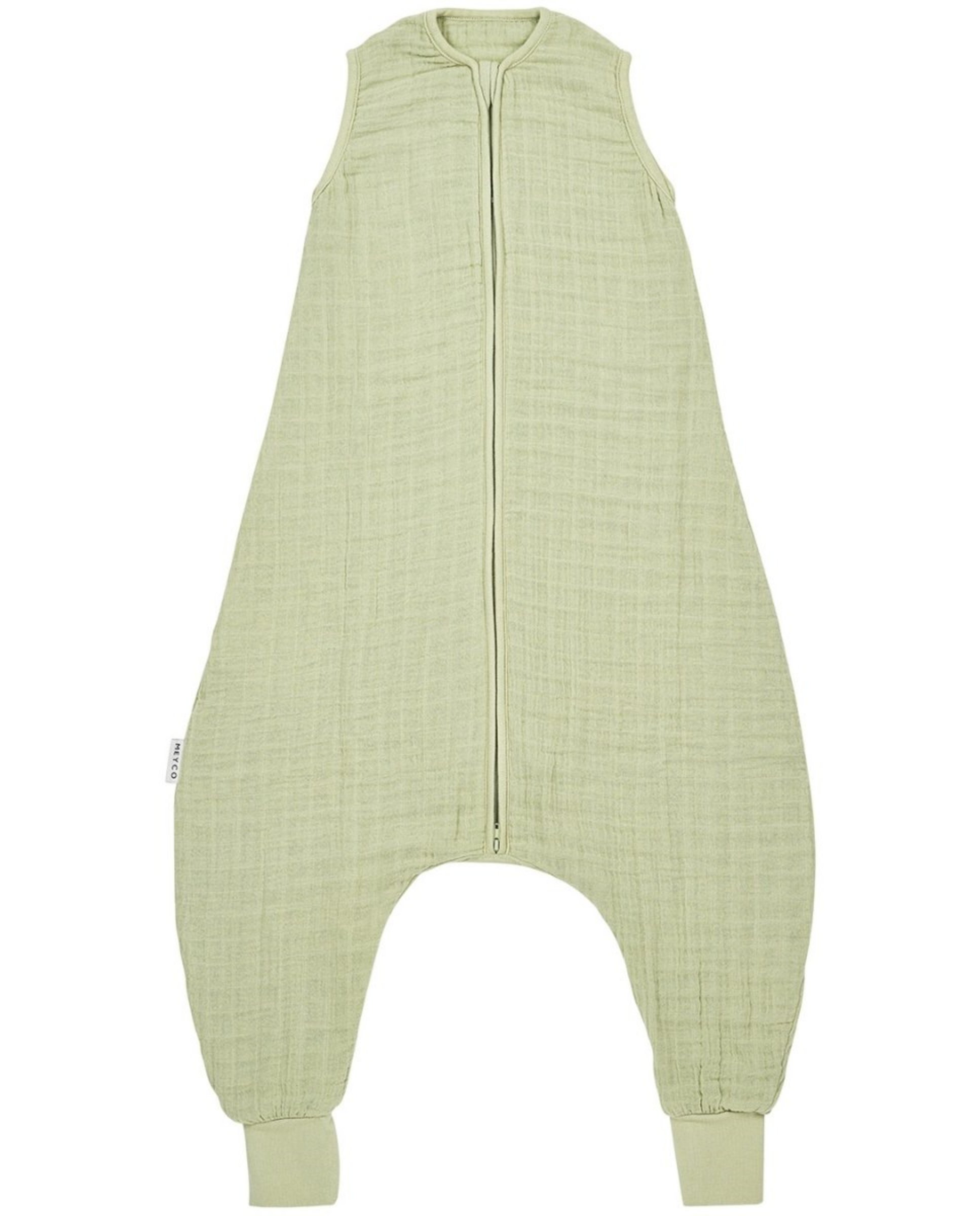 Imagen 0 de Pijama de bebé de muselina verano prelavada sin mangas Verde claro