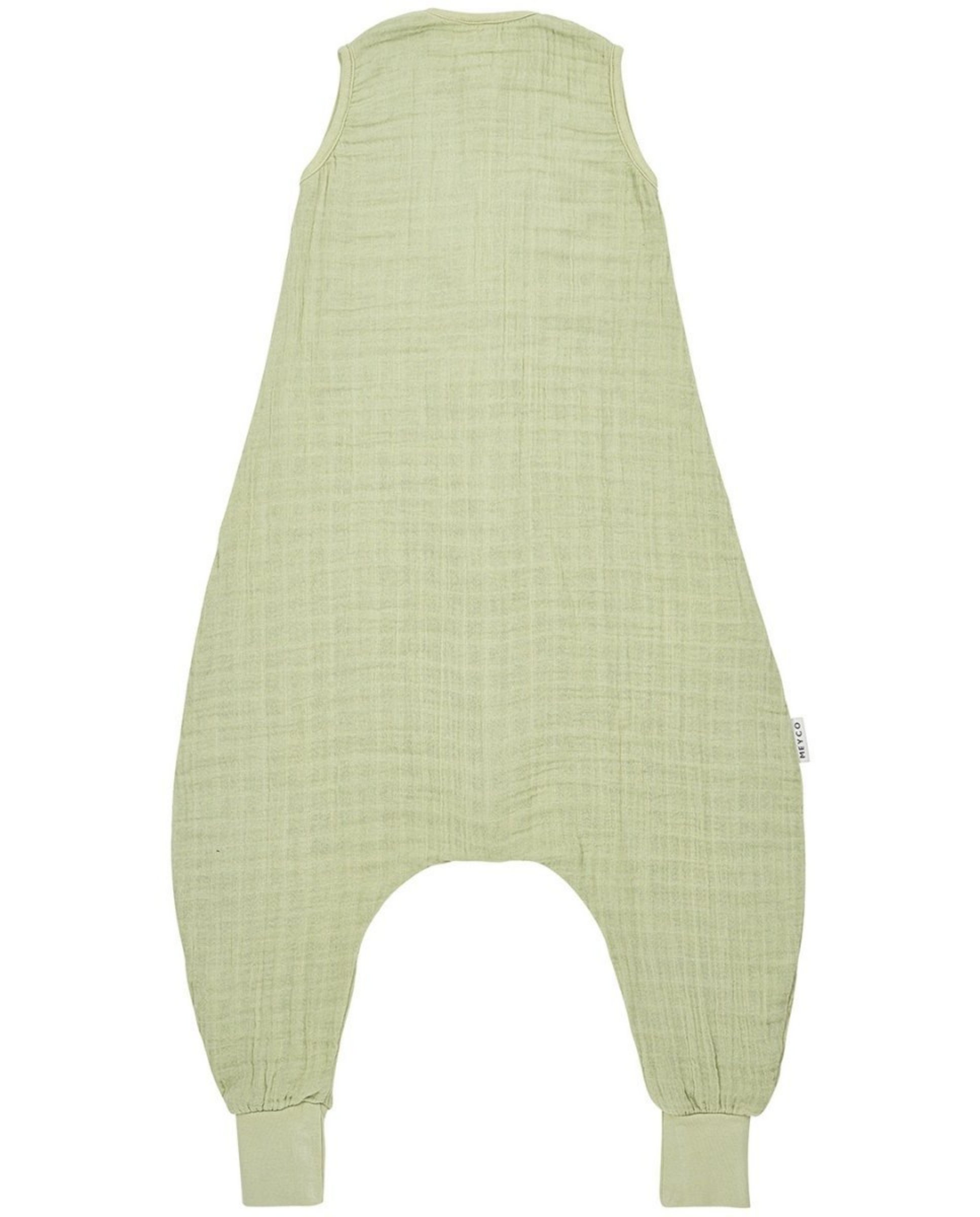 Pijama de bebé de muselina verano prelavada sin mangas - Meyco - Verde claro Verde claro-2