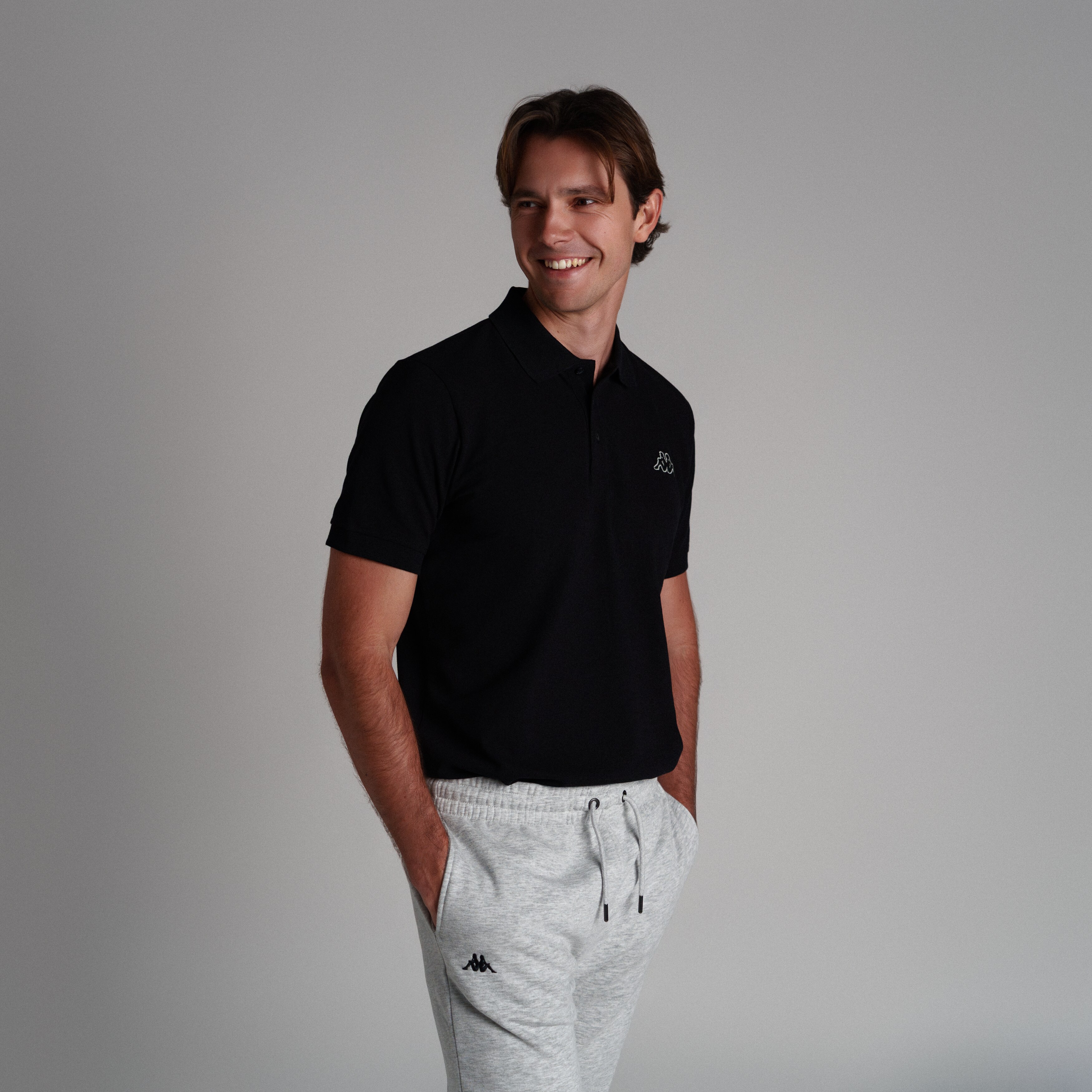 Polo de hombre Peleot Kappa - Negro Negro-4