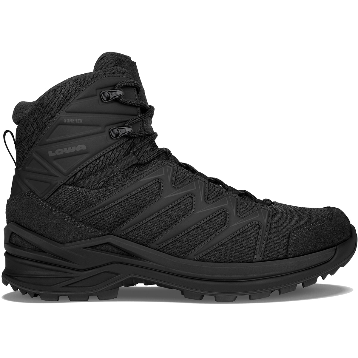 Lowa Botas de montaña unisex Innox Pro GoreTex Mid Tf Negro
