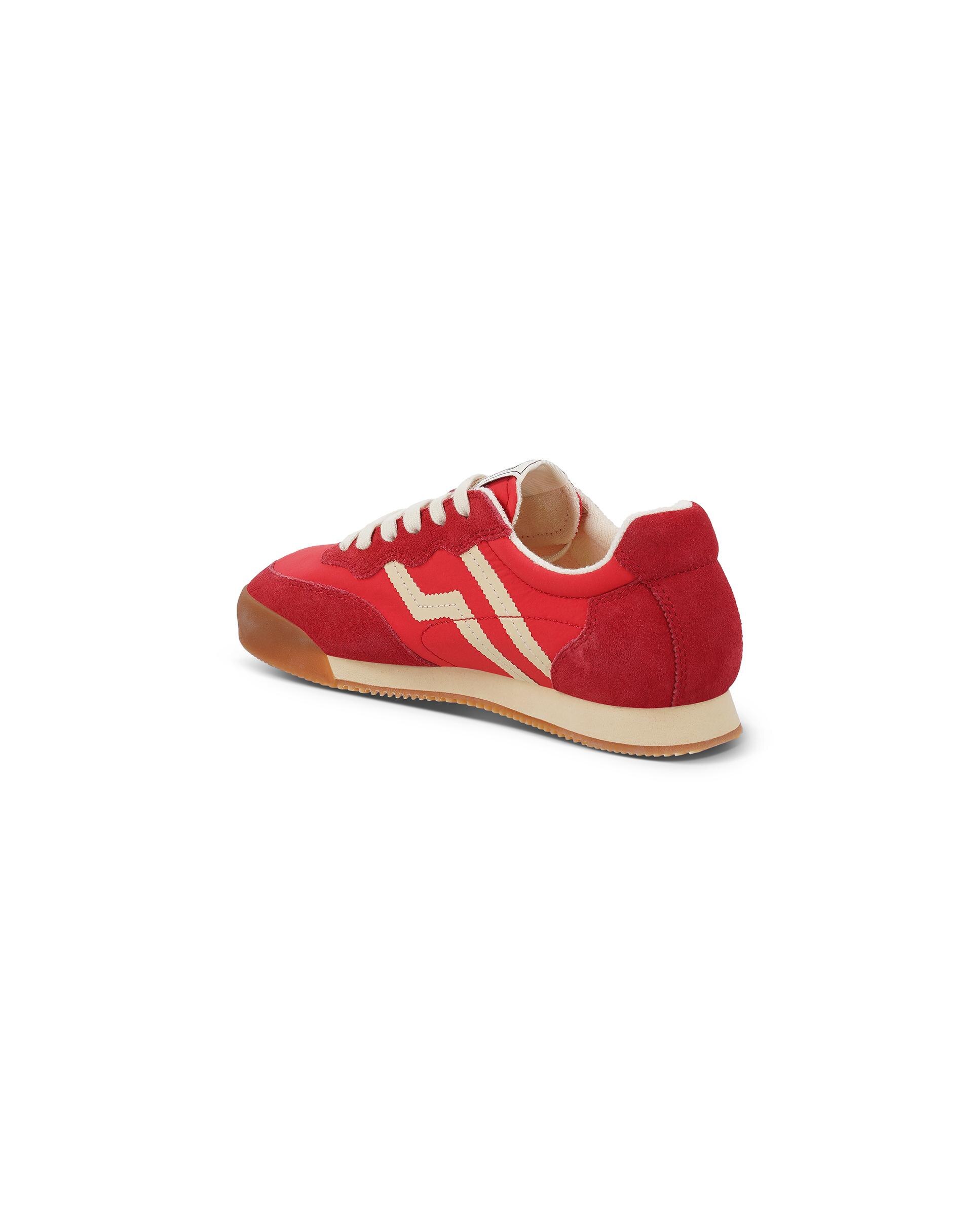 Zapatillas deportivas de mujer de piel con cordones - Gant - Rojo Rojo-5