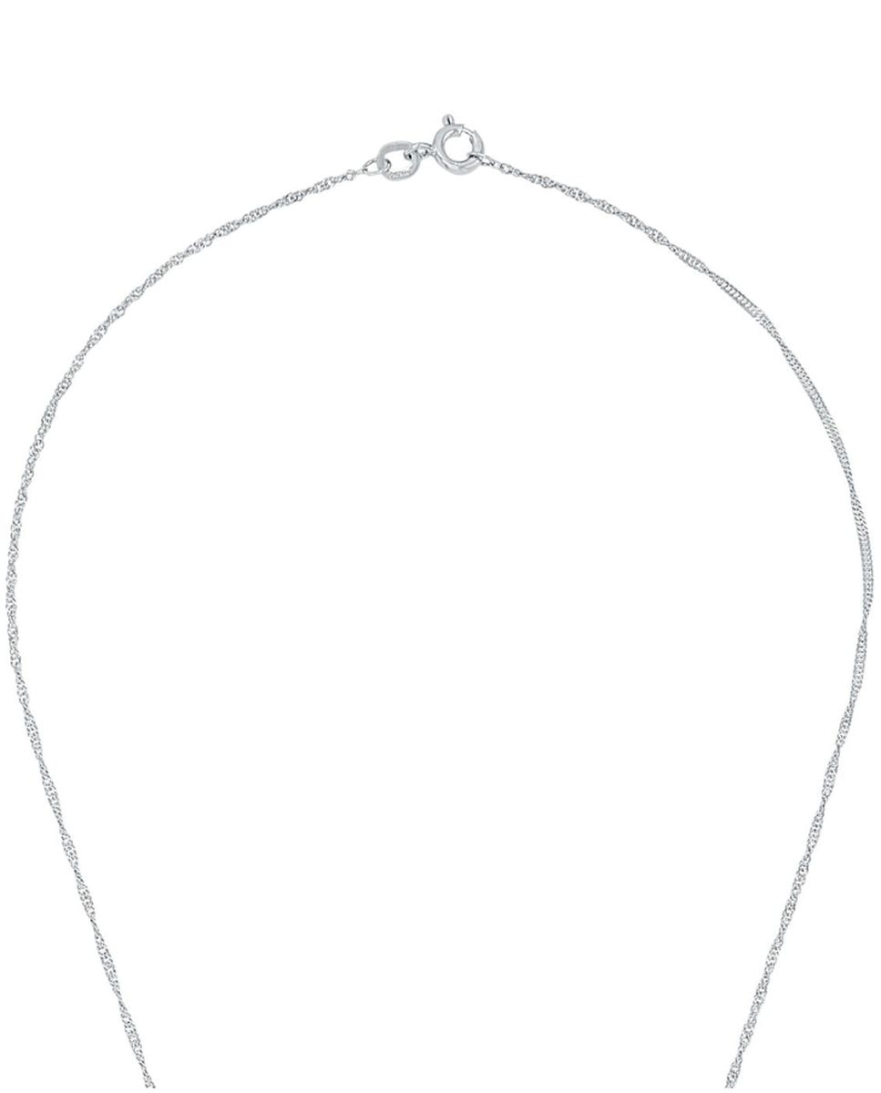 Imagen 4 de Collares de plata de ley 925 y circonita sintética con corazón - Amor - Plata Plata