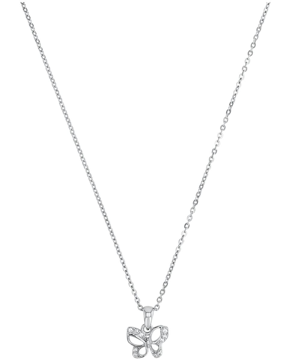 Collar Amor de plata 925 Mariposa - Plata Plata-2