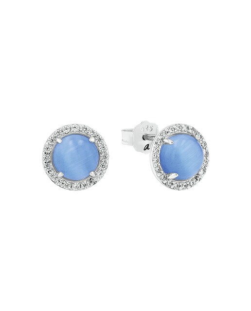 Imagen 0 de Pendientes de plata 925 con circonita