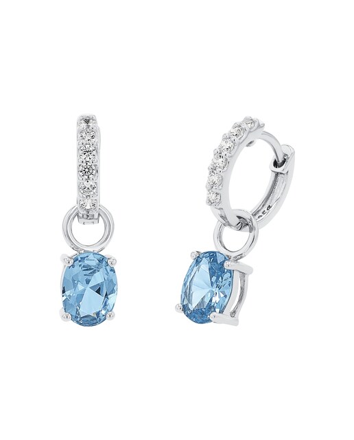 Imagen 0 de Pendientes de plata 925 con circonita