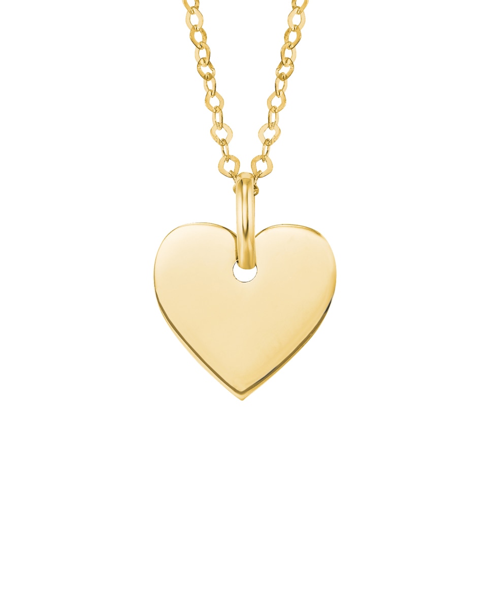 Imagen 0 de Collares de oro 9ct con corazón Oro