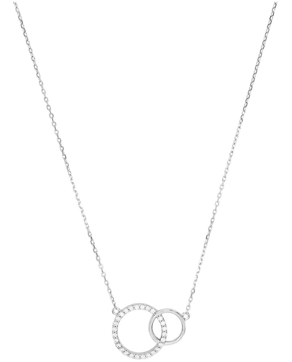 Imagen 1 de Cadena con colgante de plata de ley 925 y circonita sintética Plata