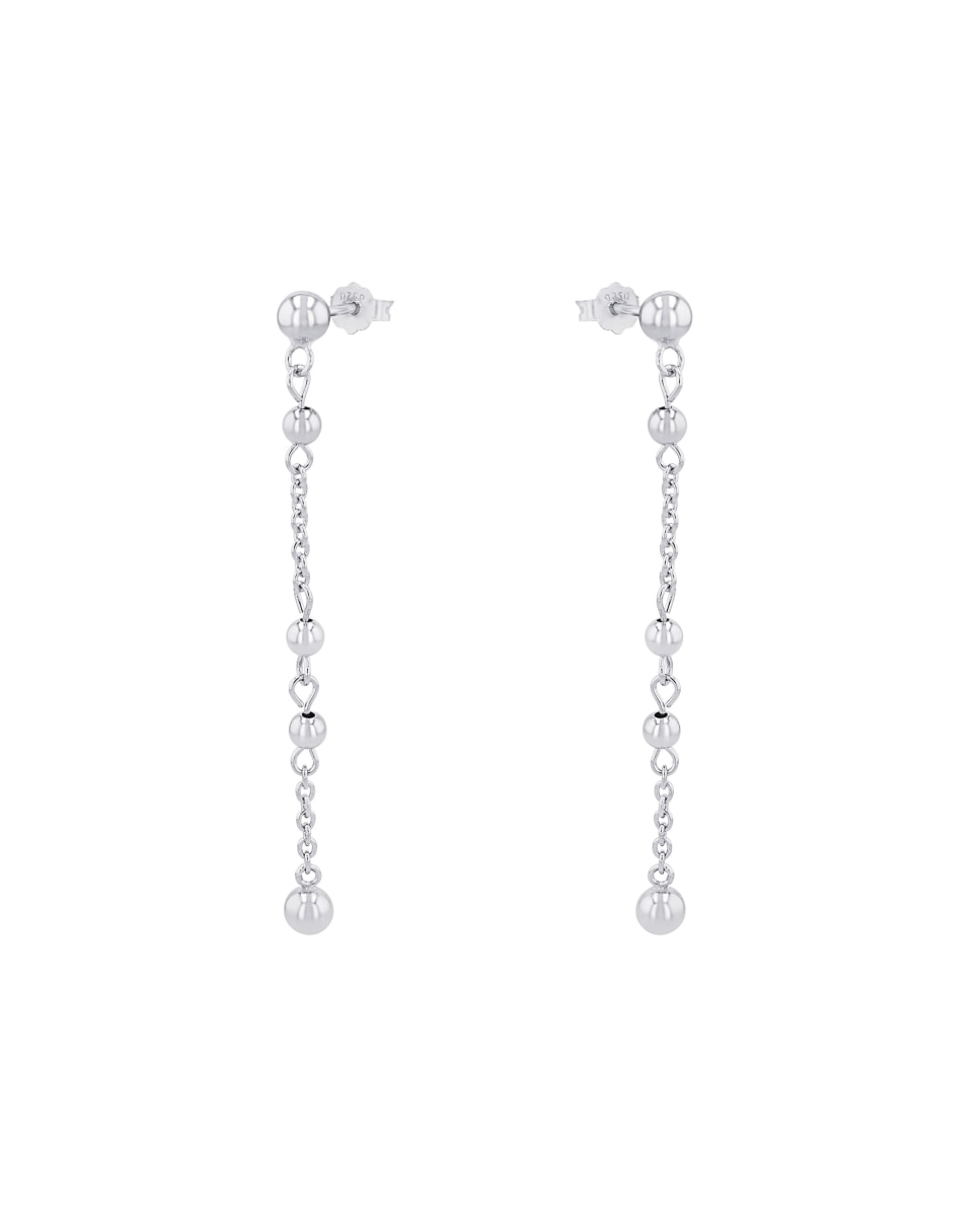 Pendientes colgante de de ley 925 - Amor - Plata Plata-4