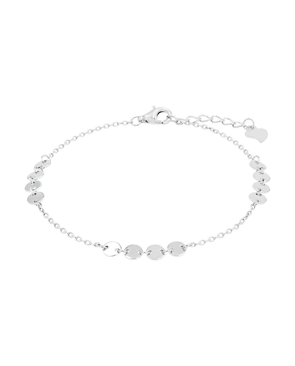Imagen 2 de Pulsera de cadena de plata de ley 925 - Amor - Plata Plata