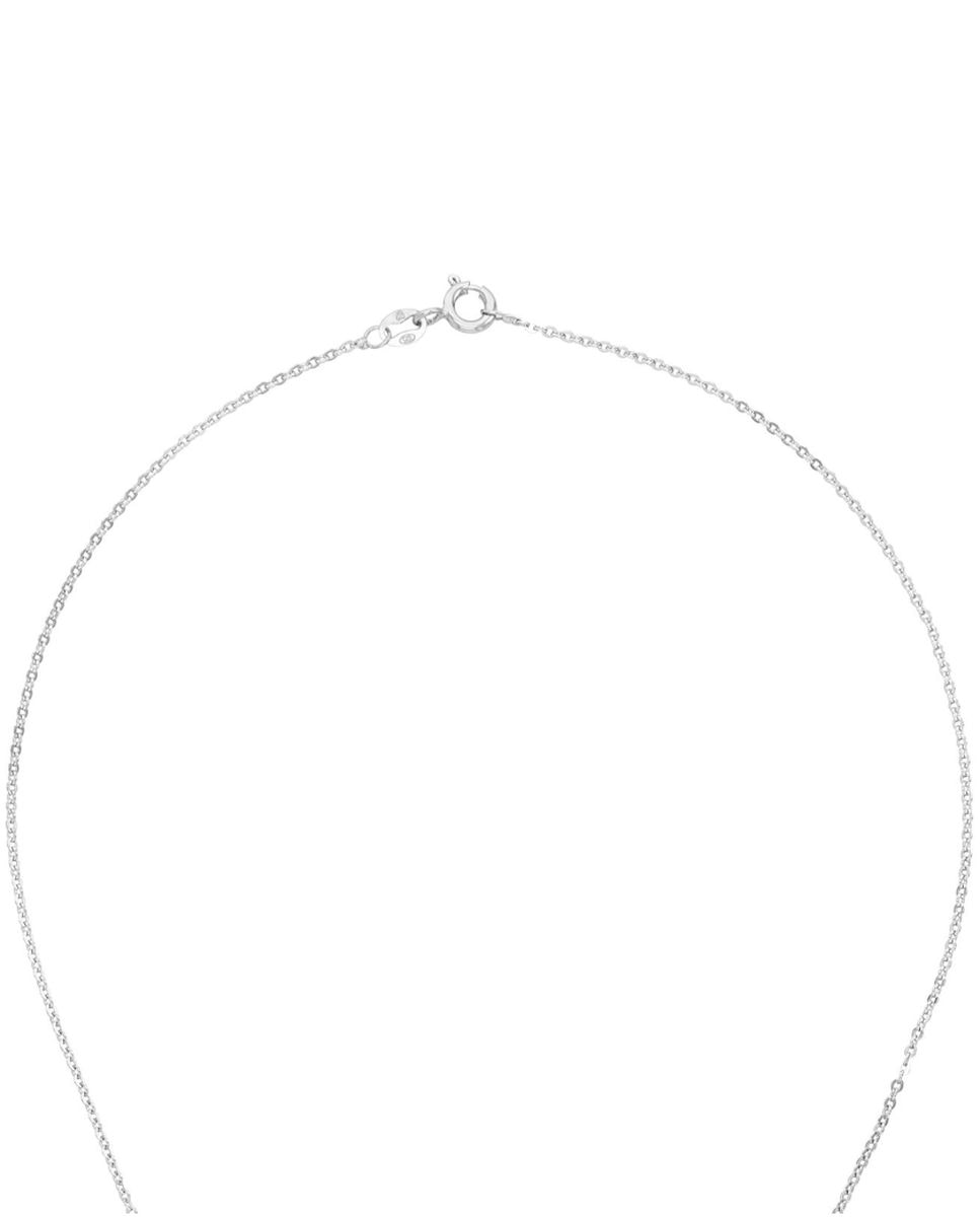 Collares de plata de ley 925 y circonita sintética Plata Amor Plata-4