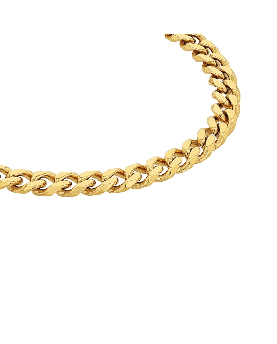 Imagen 3 de Pulsera de eslabones de acero inoxidable - Amor - Oro Oro