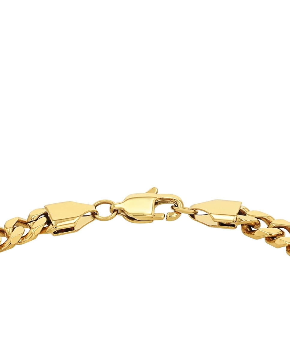 Imagen 4 de Pulsera de eslabones de acero inoxidable - Amor - Oro Oro