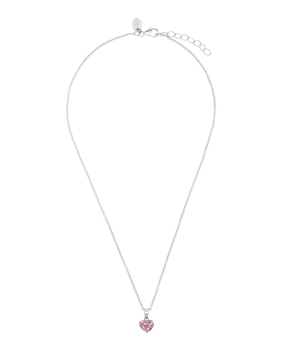 Collares con colgante para niñas, de ley 925 | corazón - Lily Princesa - Plata Plata-3