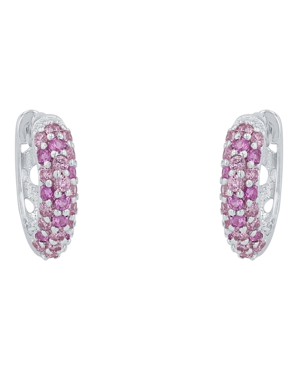 Aro para niñas, de ley 925 - Lily Princesa - Plata Plata-3