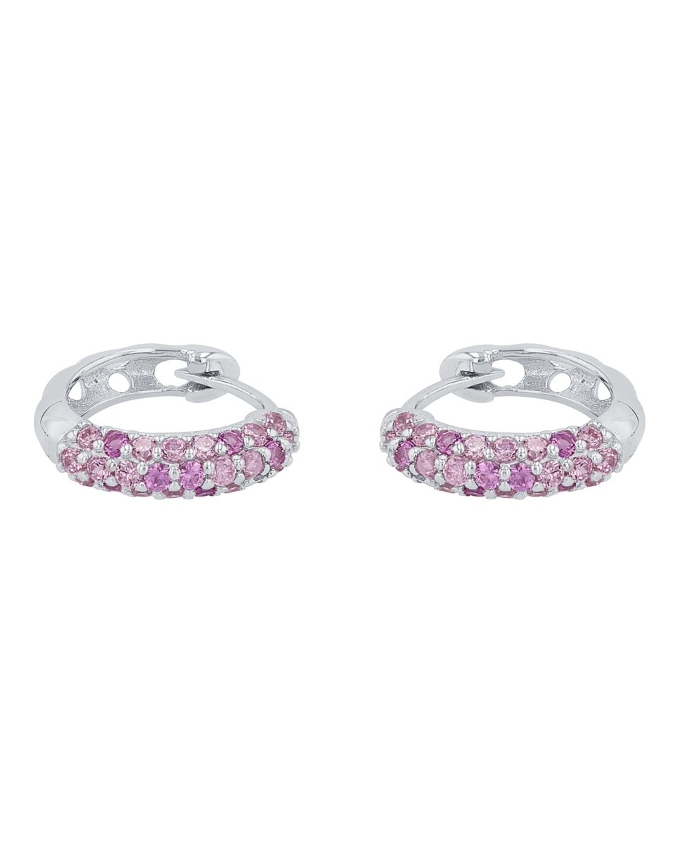 Aro para niñas, de ley 925 - Lily Princesa - Plata Plata-5