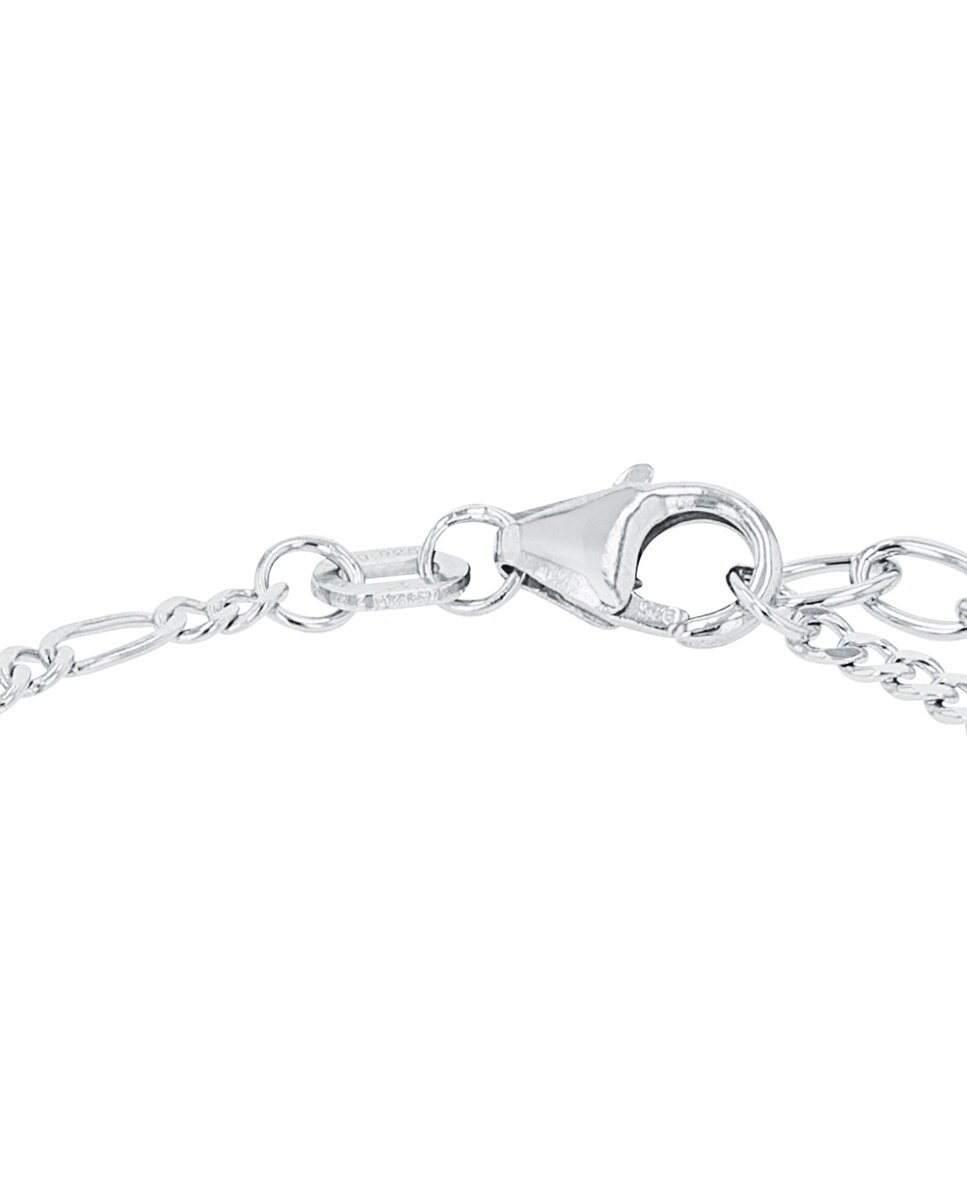 Pulseras identificativas para niñas, plata de ley 925 | corazón - Lily Princesa - Plata Plata-5