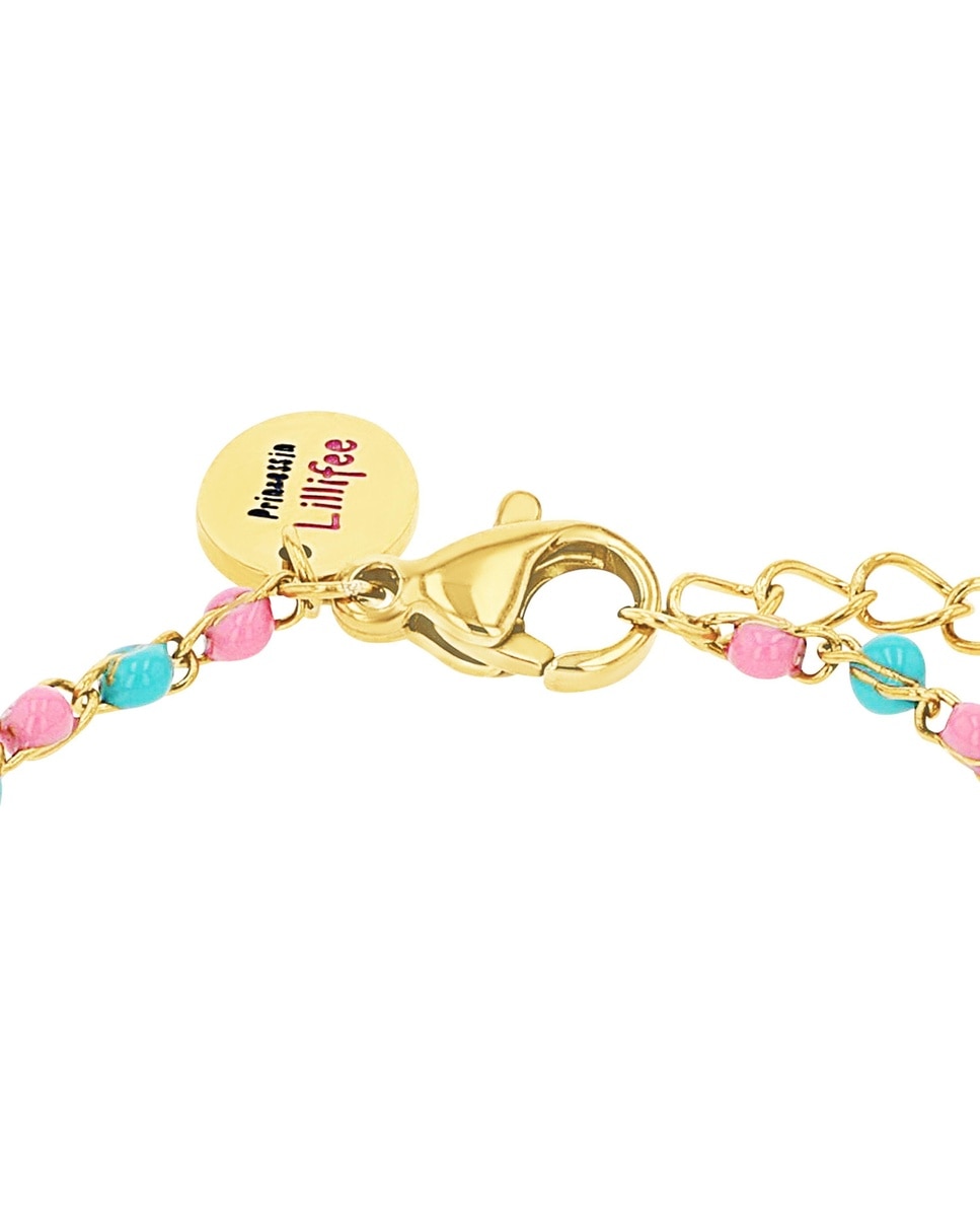 Pulsera con colgante para niñas, acero inoxidable | corazón - Lily Princesa - Oro Oro-5