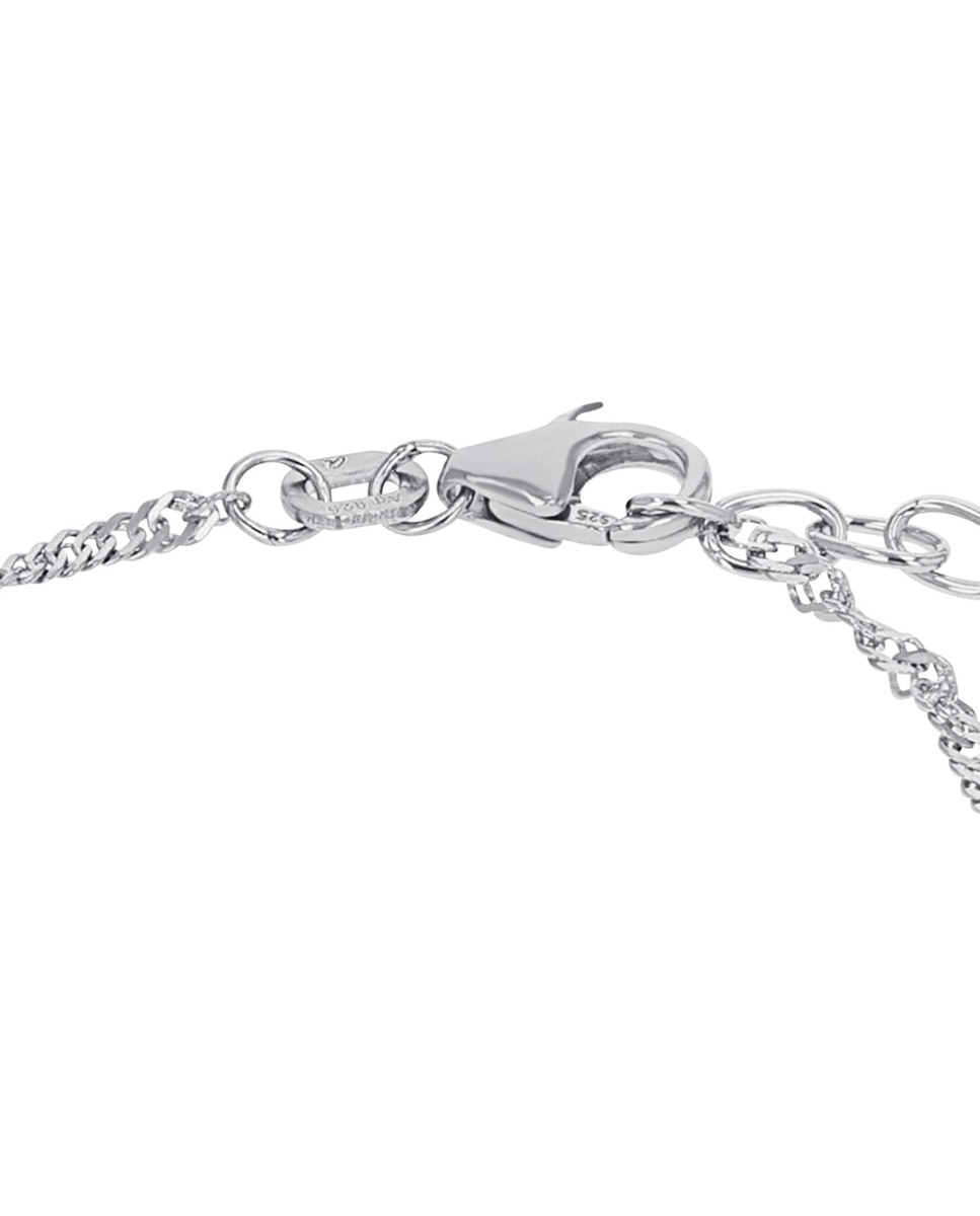 Pulseras identificativas para niñas, plata de ley 925 | mariposa - Lily Princesa - Plata Plata-5