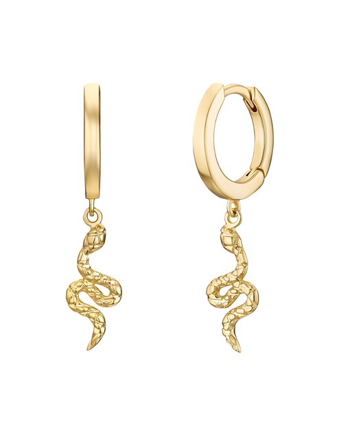 Imagen 0 de Pendientes Noelani plata 925 serpiente