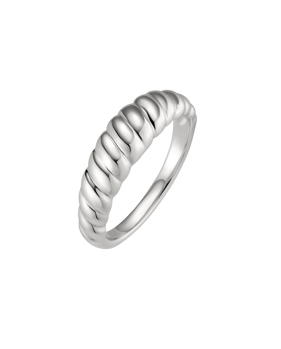 Anillo de plata rodiada Plata Noelani Plata-1