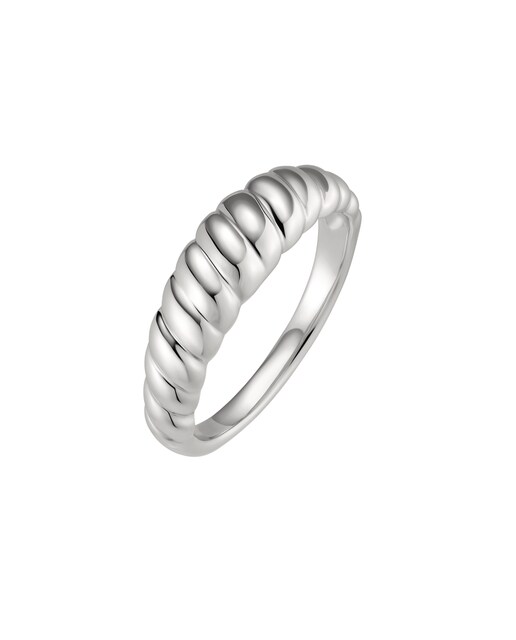 Imagen 0 de Anillo de plata rodiada