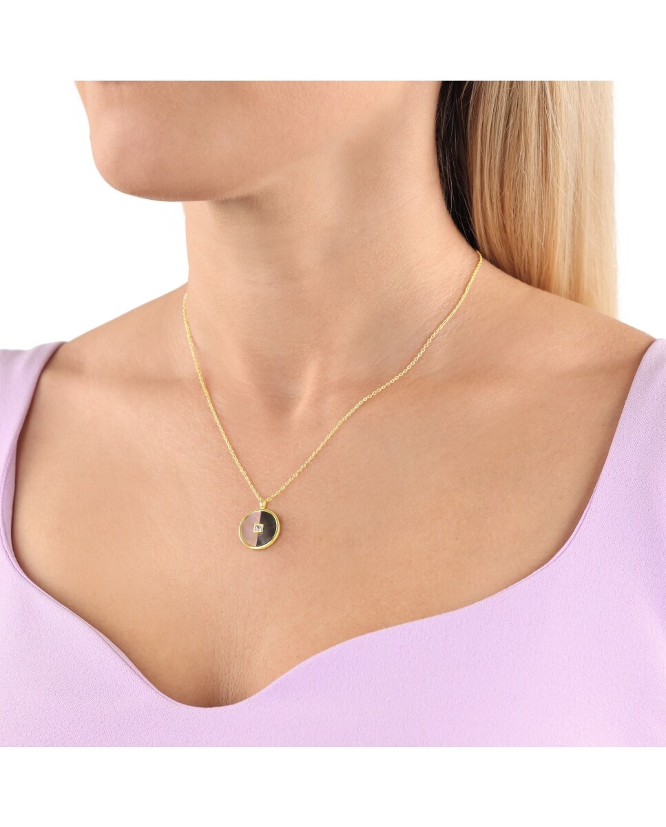 Collar Noelani plata 925 Oro-5