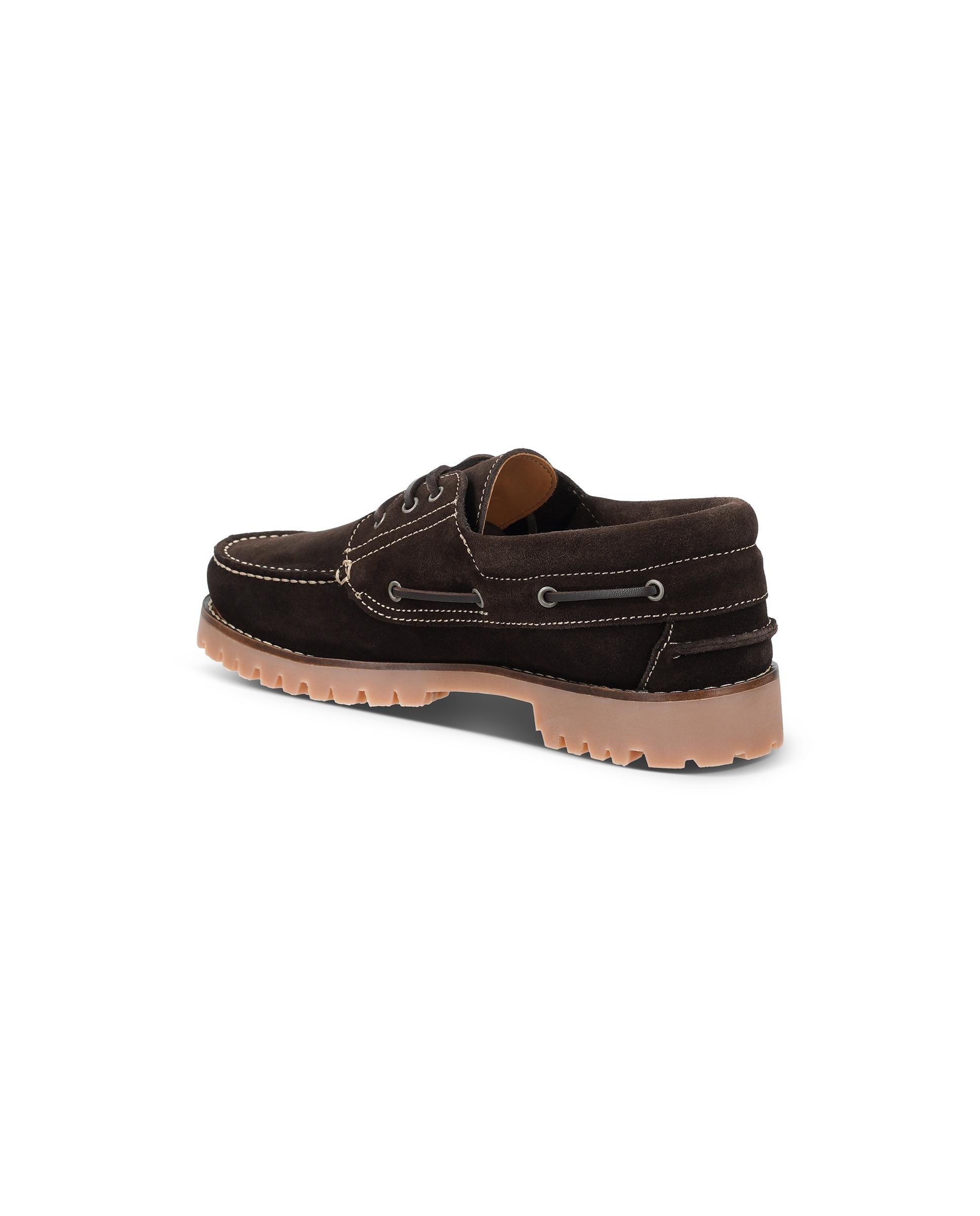 Náuticos de hombre de piel con cordones - Gant - Marrón Marrón-5