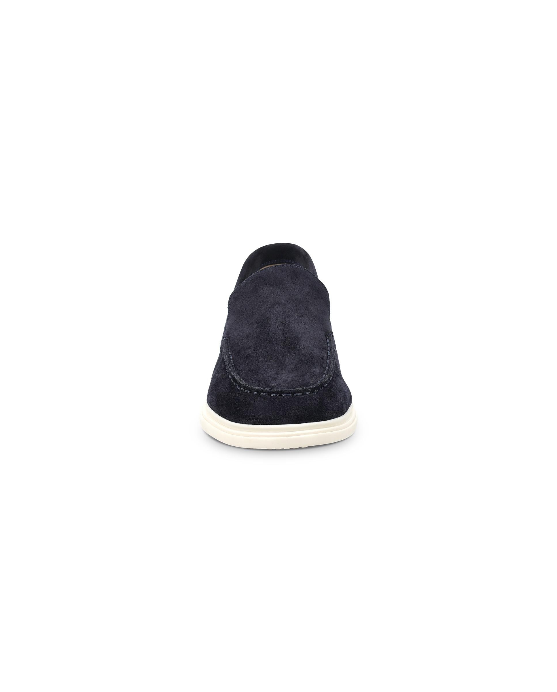 Mocasines de hombre de piel con elástico - Gant - Azul marino Azul marino-3