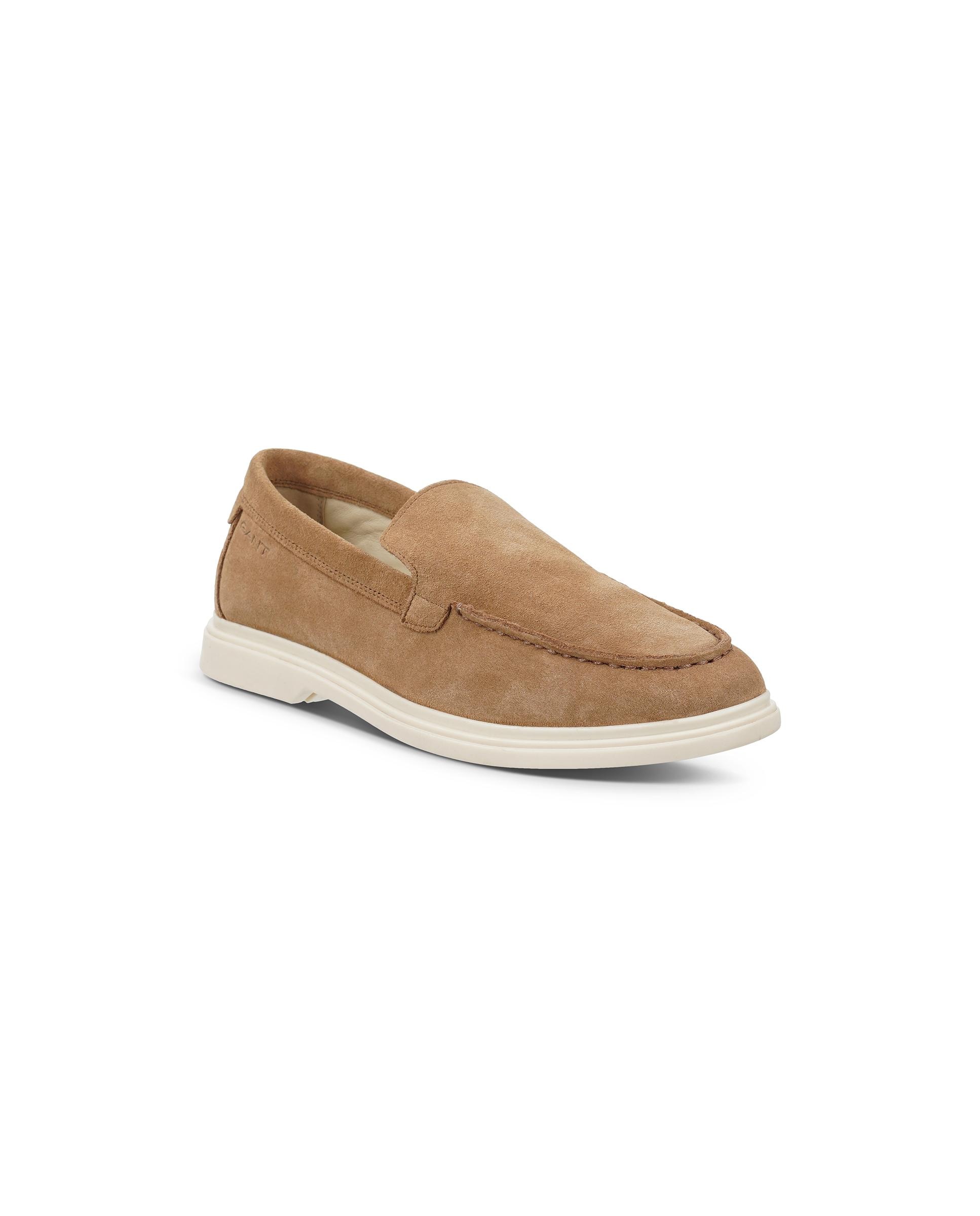 Mocasines de hombre de piel con elástico - Gant - Marrón Marrón-2